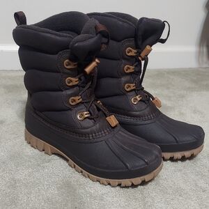 Storm by Cougar Cardiff Waterproof Insulated Winter Snow Boots Brown Size 9